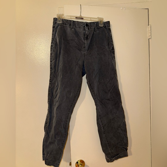 Grey Gap Girlfriend Chinos - Picture 1 of 2
